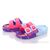 Фотография Шлепки детские летние Лето 13128 pink-lilac (6 пар р.30-35) "Violeta" недорого оптом от прямого поставщика