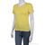 Фотография Футболка женская Лето 3488-2 yellow (4 шт. р.сетка S-M) "Мир" недорого оптом от прямого поставщика