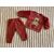 Костюм дитячий спортивний теплий на дівчинку 24205 red р.0.6-2 "BURATINO" недорого оптом від прямого постачальника