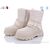 Черевики жіночі стильні Зима JP27 beige (8 пар р.36-41) "Aba" недорого оптом від прямого постачальника