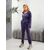 Фотография Костюм спортивный женский тёплый 4119 purple р.46-52 "ZLATA" недорого оптом от прямого поставщика
