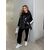 Костюм спортивний жіночий теплий 1303 black р.50-64 "Seven Zikina" недорого оптом від прямого постачальника