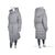 Пальто жіноче Зима 2428 grey (5 шт. р.сіткаM-2XL) "Turn Hug" недорого оптом від прямого постачальника, зображення 3 Пальто жіноче Зима 2428 grey (5 шт. р.сіткаM-2XL) "Turn Hug" недорого оптом від прямого постачальника, зображення 3