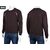 Фотография Кофта мужская Зима 3918-01-4 brown (5 шт. р.сетка XL-5XL) "BIG" недорого оптом от прямого поставщика, изображение 3