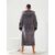 Халат мужской 39 grey р.XL-3XL "Alberk" недорого оптом от прямого поставщика, изображение 2 Фотография Халат мужской 39 grey р.XL-3XL "Alberk" недорого оптом от прямого поставщика, изображение 2
