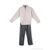 Фотография Спортивный костюм детский Весна/осень T3533 (11321) beige (4 шт. р.сетка S-XL) "Obuvok" недорого оптом от прямого поставщика, изображение 2
