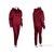 Спортивний костюм жіночий Весна/осінь 3002 bordo (3 шт. р.сіткаS-L) "Ledi-Sharm" недорого оптом від прямого постачальника, зображення 3