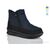 Фотография Ботинки женские стильные зима 114 синій однотон. (8 пар р.37-41) "Selena" недорого оптом от прямого поставщика