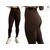 Фотография Лосинсы женские Весна/осень 50225-1 шоколад (4 шт. р.сетка 2XL-5XL) "Sport style" недорого оптом от прямого поставщика