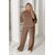 Жіночий прогулянковий костюм зі штанами великі розміри р.50-52;54-56;58-60;62-64 "LETTI" купити недорого від прямого постачальника, зображення 2