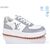 Кросівки жіночі модні Весна/осінь 2056 white-grey (8 пар р.36-41) "Ailaifa" недорого оптом від прямого постачальника, зображення 2