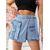 Фотография Женские джинсовые шорты-юбка размерный ряд 25,26,27,28,29,30 "PARTNERS" недорого от прямого поставщика, изображение 5