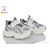 Фотография Кроссовки детские модные Весна/осень LB1187 white-grey (6 пар р.26-31) "Clibee-Doremi" недорого оптом от прямого поставщика