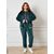 Спортивний костюм жіночий на блискавці велюр напівбатал 48,50,52,54 (5кв) "NOWEMBER", зображення 5