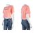 Футболка жіноча Літо 08789-17-1 pink (8 шт. р.сіткаL-2XL) "Obuvok" недорого оптом від прямого постачальника, зображення 3