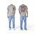 Фотография Футболка мужская Лето 90580 gri (5 шт. р.сетка S-XL) "I8denim" недорого оптом от прямого поставщика