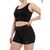 Фотография Шорты женские Лето 05711NI норма чорний (4 шт. р.сетка S-XL) "Sport style" недорого оптом от прямого поставщика