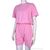 Жіночий костюм Літо 4407-WY133 pink (4 шт. р.сіткаM-2XL) "Мир" недорого оптом від прямого постачальника