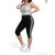 Фотография Капри женские Лето 066 чорний (XL-4XL) (4 шт. р.сетка XL-4XL) "Sport style" недорого оптом от прямого поставщика, изображение 2