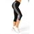 Фотография Капри женские Лето 066 чорний (4 шт. р.сетка 2XL-5XL) "Sport style" недорого оптом от прямого поставщика
