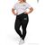 Фотография Лосинсы женские Весна/осень 5000 UA чорний (4 шт. р.сетка 2XL-5XL) "Sport style" недорого оптом от прямого поставщика