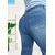 Фотография Женские джинсы Mom Jeans с рваным низом размерный ряд 28,29,30,31,32,33 "PARTNERS", изображение 2
