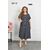 Плаття жіноче домашнє р-ри 2XL-4XL (3 кв) "FLOWER" купити недорого від прямого постачальника, зображення 3