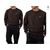 Кофта чоловіча Весна/осінь 551 шоколад (5 шт. р.сіткаM-XL) "Margo" недорого оптом від прямого постачальника