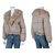 Фотография Куртка женская Зима 0156 beige (4 шт. р.сетка M-2XL) "Swit_odigu" недорого оптом от прямого поставщика, изображение 3