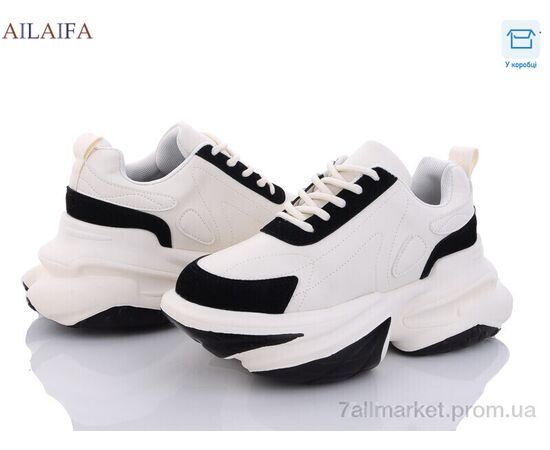 Кроссовки женские модные Весна/осень 8202 beige-black (6 пар р.36-41) "Ailaifa" недорого оптом от прямого поставщика Фотография Кроссовки женские модные Весна/осень 8202 beige-black (6 пар р.36-41) "Ailaifa" недорого оптом от прямого поставщика