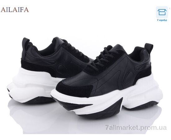Кроссовки женские модные Весна/осень 8202 black (6 пар р.36-41) "Ailaifa" недорого оптом от прямого поставщика Фотография Кроссовки женские модные Весна/осень 8202 black (6 пар р.36-41) "Ailaifa" недорого оптом от прямого поставщика