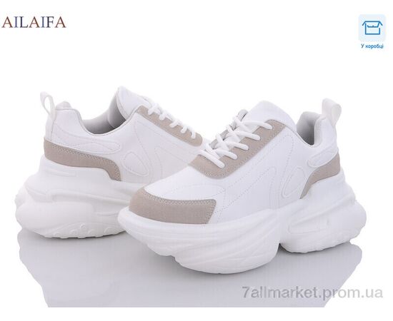 Кроссовки женские модные Весна/осень 8201 white (6 пар р.36-41) "Ailaifa" недорого оптом от прямого поставщика Фотография Кроссовки женские модные Весна/осень 8201 white (6 пар р.36-41) "Ailaifa" недорого оптом от прямого поставщика
