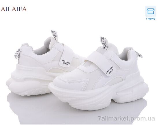 Кроссовки женские модные Весна/осень 8205 white (6 пар р.36-41) "Ailaifa" недорого оптом от прямого поставщика Фотография Кроссовки женские модные Весна/осень 8205 white (6 пар р.36-41) "Ailaifa" недорого оптом от прямого поставщика