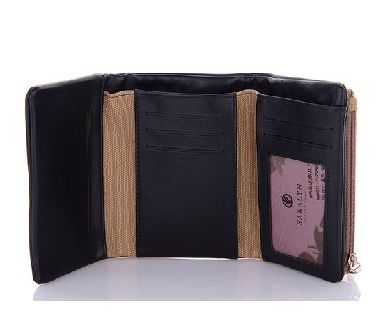 Кошелёк женский C7569B black р.13*9*3 "Trendshop" недорого оптом от прямого поставщика, изображение 2 Фотография Кошелёк женский C7569B black р.13*9*3 "Trendshop" недорого оптом от прямого поставщика, изображение 2