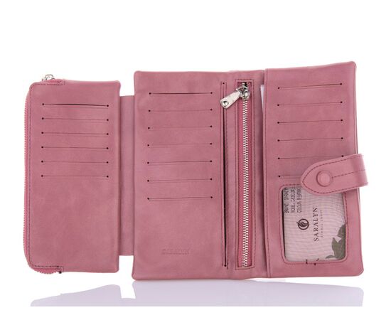 Кошелёк женский C8250-2 pink р.18*10*3 "Trendshop" недорого оптом от прямого поставщика, изображение 2 Фотография Кошелёк женский C8250-2 pink р.18*10*3 "Trendshop" недорого оптом от прямого поставщика, изображение 2