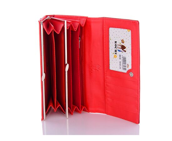 Кошелёк женский 5242-24 red р.18*9*3 "Trendshop" недорого оптом от прямого поставщика, изображение 2 Фотография Кошелёк женский 5242-24 red р.18*9*3 "Trendshop" недорого оптом от прямого поставщика, изображение 2
