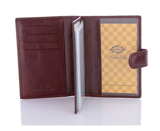 Фотография Кошелёк мужской B047-817 wine-red р.14*10*1 "Glamorta" недорого оптом от прямого поставщика, изображение 2