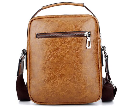 Фотография Барсетка мужская 54369 camel р.16*20*7 "Trendshop" недорого оптом от прямого поставщика, изображение 2
