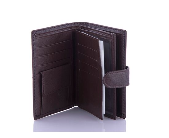 Гаманець чоловічий 302B-11P coffee р.10*14*2 "Trendshop" недорого оптом від прямого постачальника, зображення 2