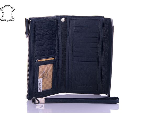 Фотография Кошелёк мужской B001-F001 d.blue р.20*11*3 "Glamorta" недорого оптом от прямого поставщика, изображение 2