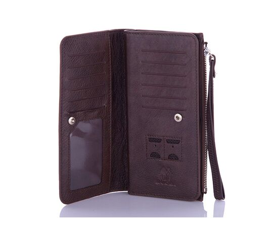 Кошелёк женский K6838-H09 brown р.18*10*2 "Glamorta" недорого оптом от прямого поставщика, изображение 2 Фотография Кошелёк женский K6838-H09 brown р.18*10*2 "Glamorta" недорого оптом от прямого поставщика, изображение 2