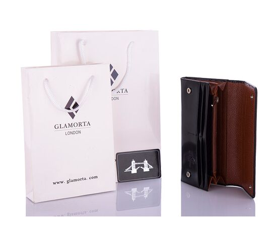 Кошелёк женский B058-BF4 black р.18*9*3 "Glamorta" недорого оптом от прямого поставщика, изображение 2 Фотография Кошелёк женский B058-BF4 black р.18*9*3 "Glamorta" недорого оптом от прямого поставщика, изображение 2