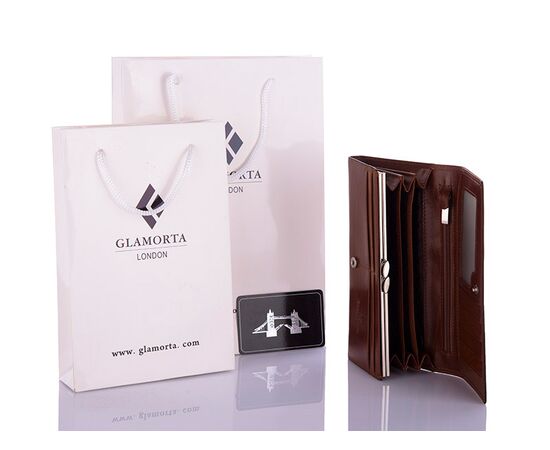 Кошелёк женский DV01-951 brown р.18*9*2 "Glamorta" недорого оптом от прямого поставщика, изображение 2 Фотография Кошелёк женский DV01-951 brown р.18*9*2 "Glamorta" недорого оптом от прямого поставщика, изображение 2