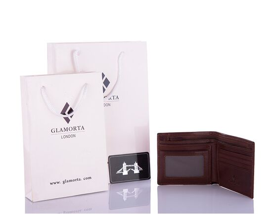 Кошелёк мужской B070-940 brown р.11*10*2 "Glamorta" недорого оптом от прямого поставщика, изображение 2 Фотография Кошелёк мужской B070-940 brown р.11*10*2 "Glamorta" недорого оптом от прямого поставщика, изображение 2