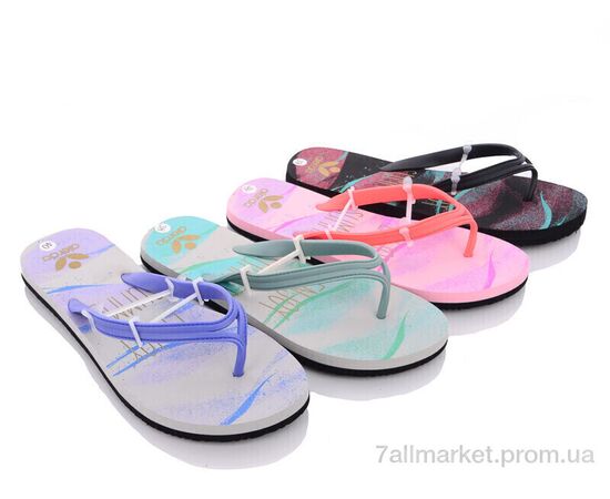 Шльопанці жіночі полегшені Літо H518 mix (12 пар р.36-41) "Inblue" недорого оптом від прямого постачальника Шльопанці жіночі полегшені Літо H518 mix (12 пар р.36-41) "Inblue" недорого оптом від прямого постачальника