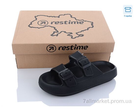 Шлепки женские облегченные Лето TWL22034 black (24 пар р.35-39) "Restime" недорого оптом от прямого поставщика Фотография Шлепки женские облегченные Лето TWL22034 black (24 пар р.35-39) "Restime" недорого оптом от прямого поставщика