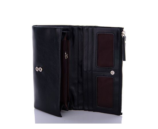 Гаманець жіночий Y525A black р.19*9*3 "Trendshop" недорого оптом від прямого постачальника, зображення 2 Гаманець жіночий Y525A black р.19*9*3 "Trendshop" недорого оптом від прямого постачальника, зображення 2
