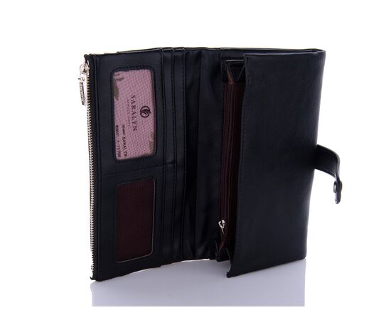 Гаманець жіночий Y7170 black р.19*9*3 "Trendshop" недорого оптом від прямого постачальника, зображення 2 Гаманець жіночий Y7170 black р.19*9*3 "Trendshop" недорого оптом від прямого постачальника, зображення 2