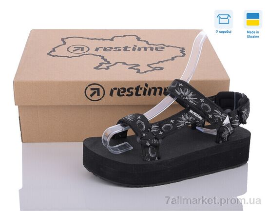 Босоніжки жіночі літні Літо KWL24036 black-sun (24 пар р.36-41) "Restime" недорого оптом від прямого постачальника Босоніжки жіночі літні Літо KWL24036 black-sun (24 пар р.36-41) "Restime" недорого оптом від прямого постачальника