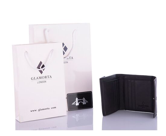 Фотография Кошелёк мужской B068-34 black р.11*10*2 "Glamorta" недорого оптом от прямого поставщика, изображение 2